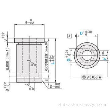 Double Stepped Die Buttons SKD11 HSS Guide / Headed Type Pu